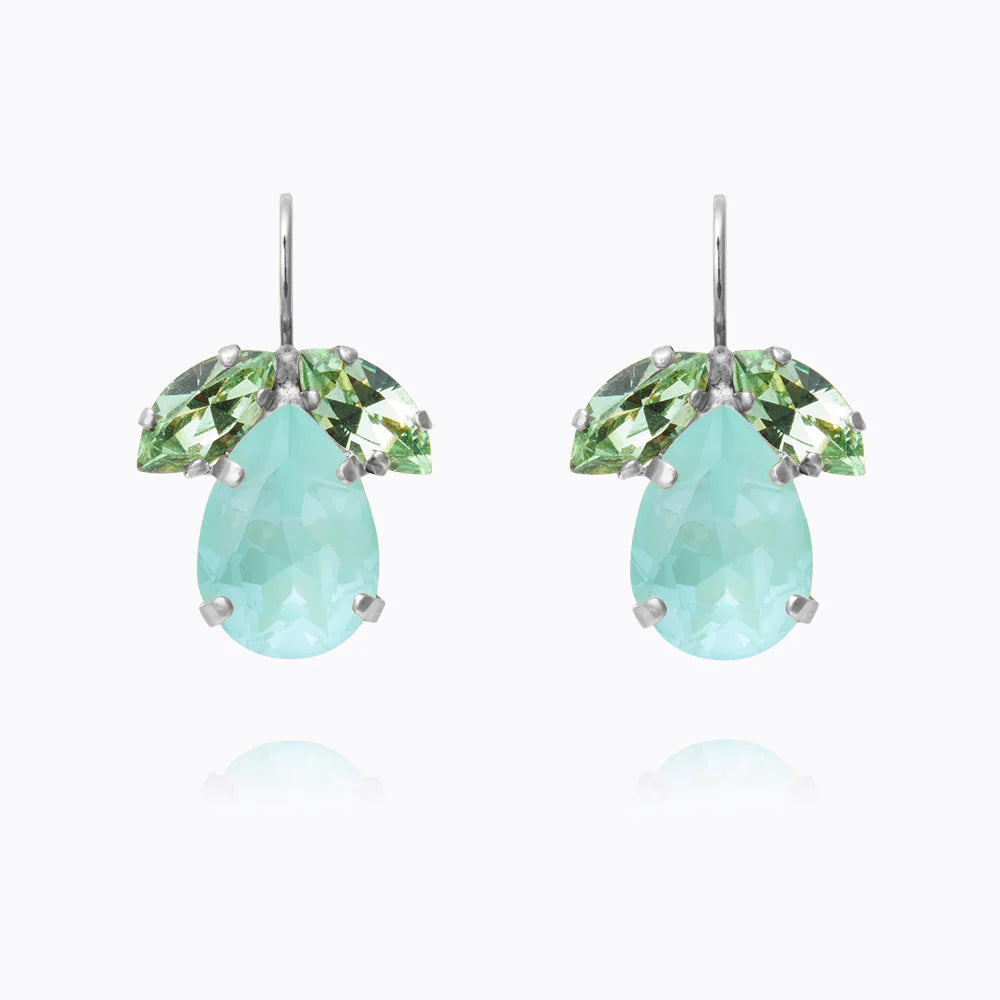 Örhängen Timo Rhodium Soft Mint Combo