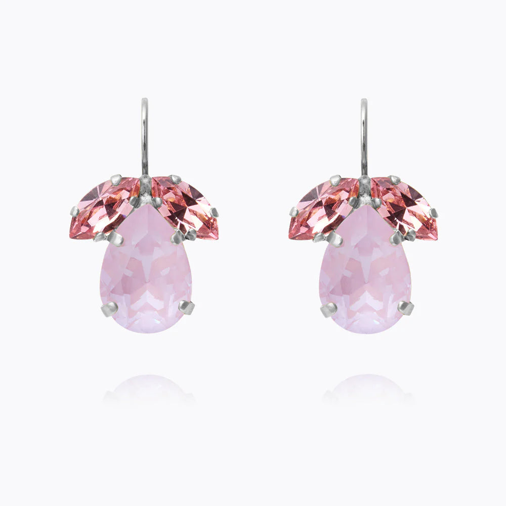 Örhängen Timo Rhodium Soft Pink Combo