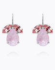 Örhängen Timo Rhodium Soft Pink Combo