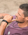 Armband Icon Br Black/Steel - Dahlströms Guld