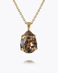 Halsband Mini Drop Gold Greige - Dahlströms Guld