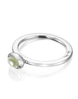 Ring Love Bead Silver Green Quartz - Dahlströms Guld