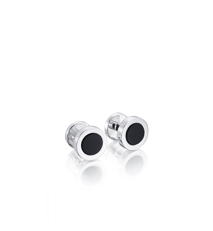 Manschettknappar Black Cufflinks - Dahlströms Guld