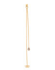 Örhängen Logo Chain Drop Silvershade (Gold) 20103 - Dahlströms Guld
