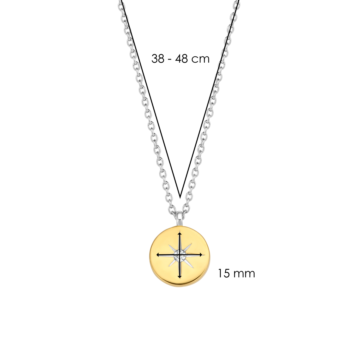 Halsband 3953Zy 42 - Dahlströms Guld