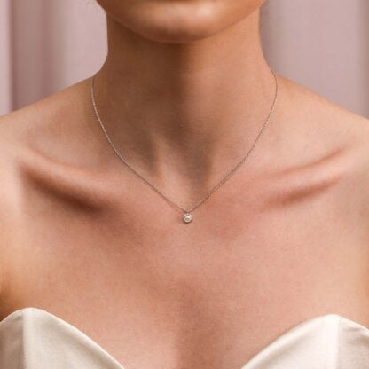 Halsband Petite Miss Sofia Pearl Rosalie (Silver) 40763 - Dahlströms Guld