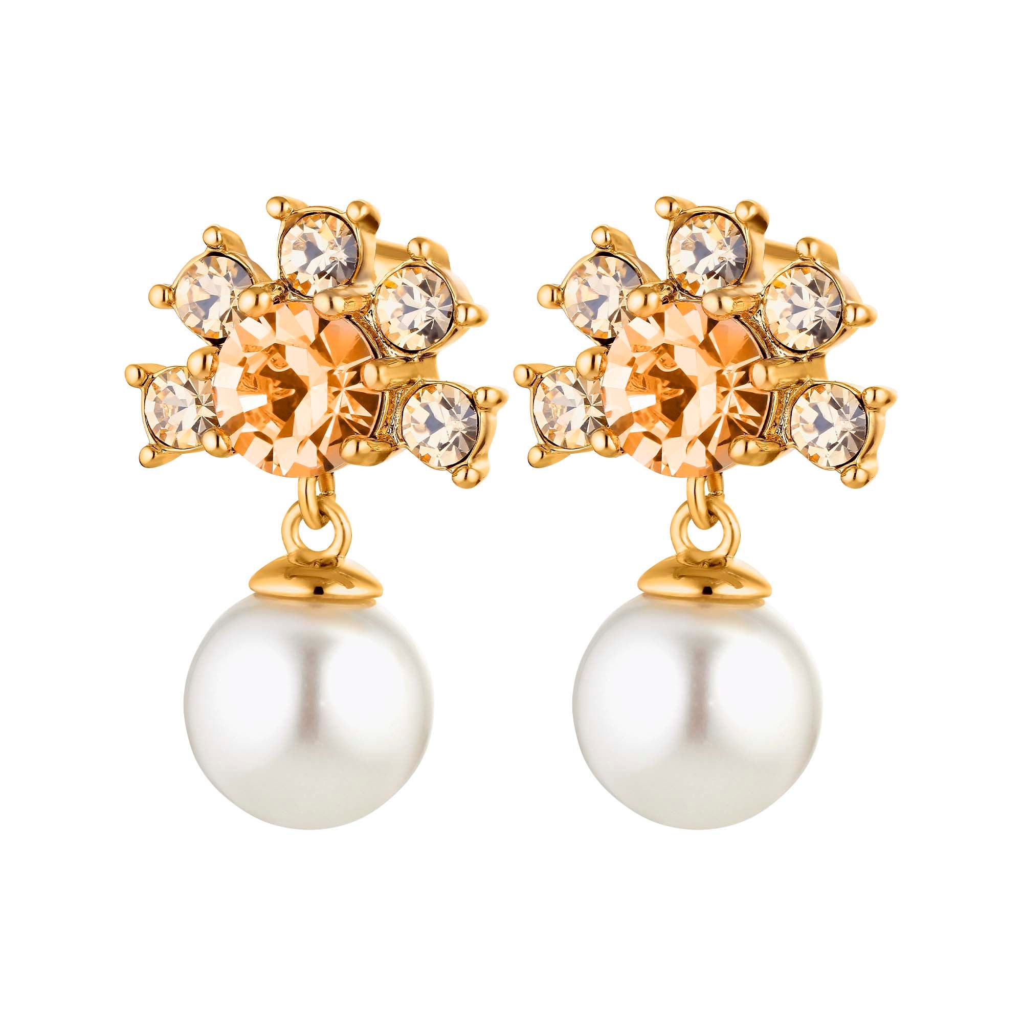 Veronica Earring Sg Peach