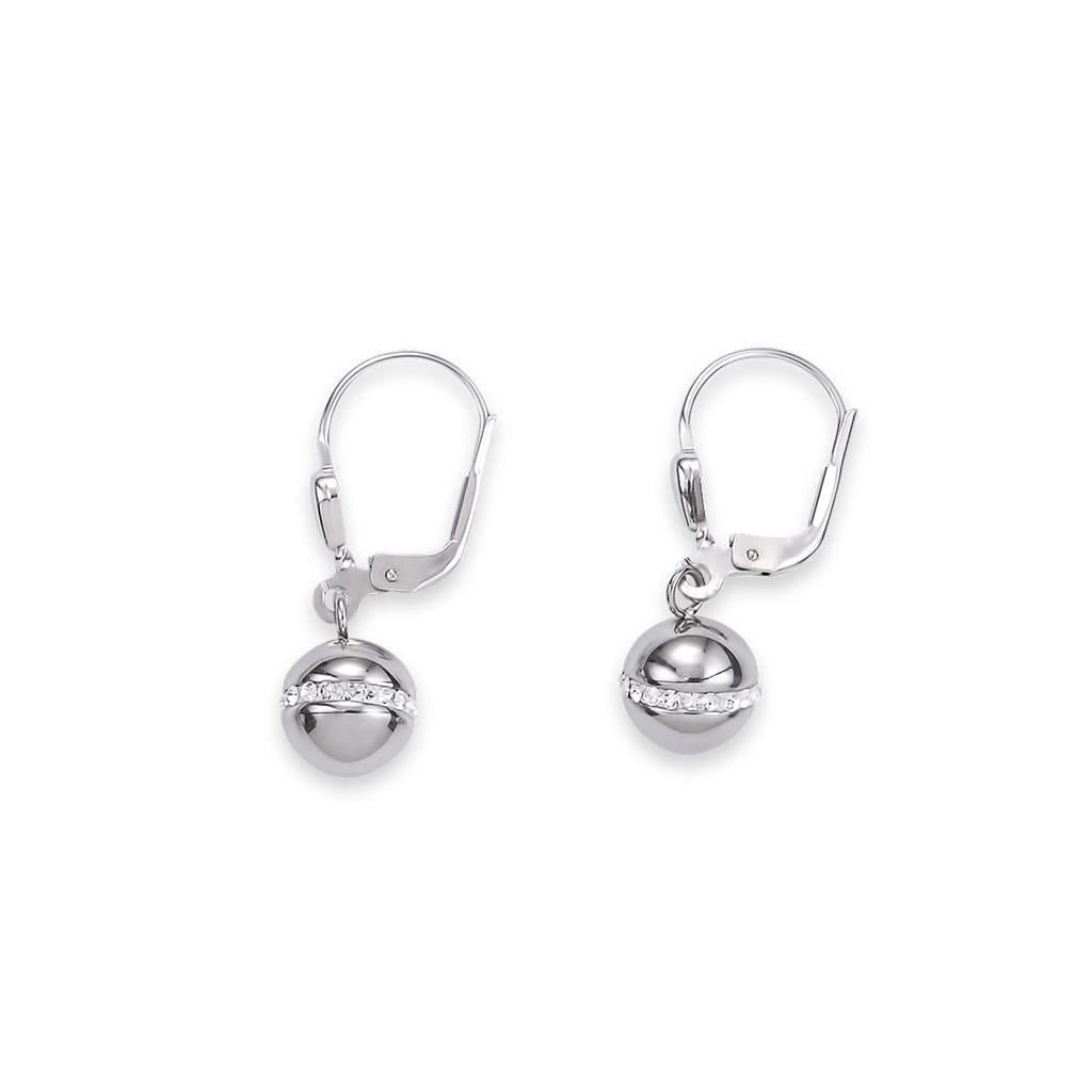 Örhängen Ball Silver & Crystals (496820 1700) - Dahlströms Guld