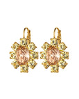 Valentina Earring Sg Peach Golden - Dahlströms Guld