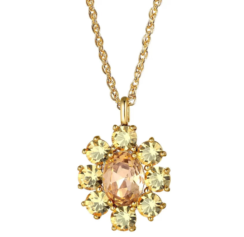 Claudia Halsband Sg Peach Golden - Dahlströms Guld