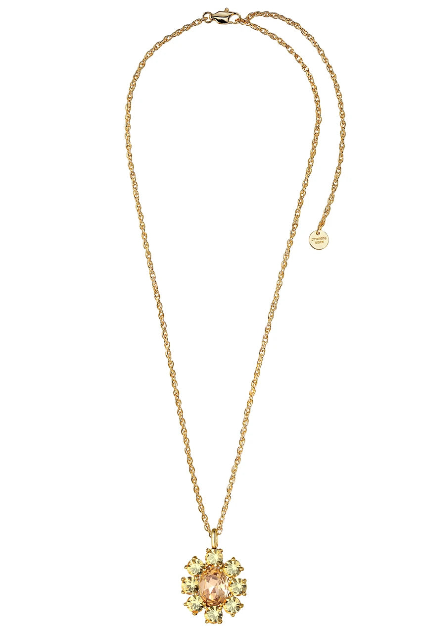 Claudia Halsband Sg Peach Golden - Dahlströms Guld