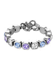 Conian Armband Ss Light Blue/Violet - Dahlströms Guld