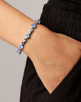 Teresia Armband Ss Light Blue/Violet