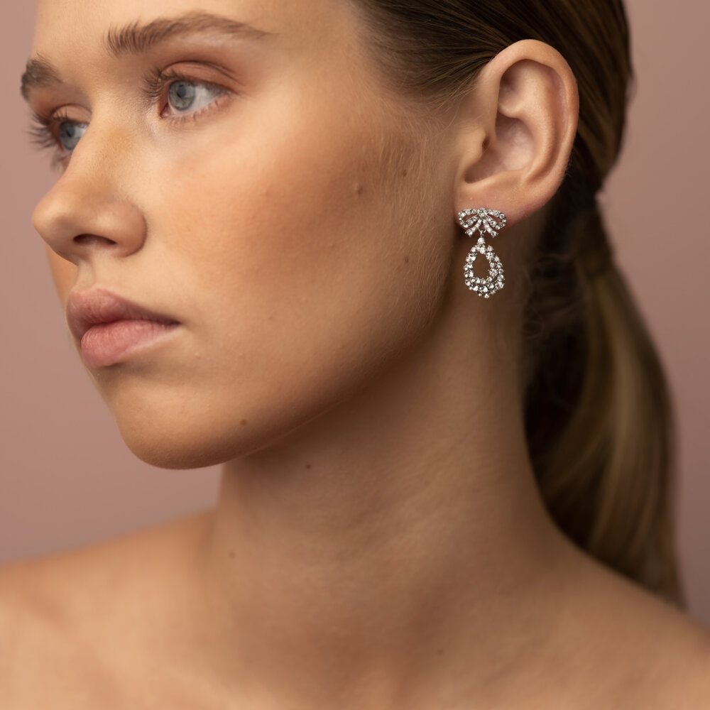 Petite Alice Örhängen Bowcrystal (Silver) 63024