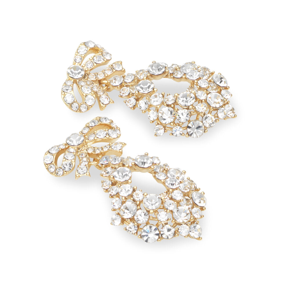 Alice Bow Örhängen Crystal (Guld) 63062