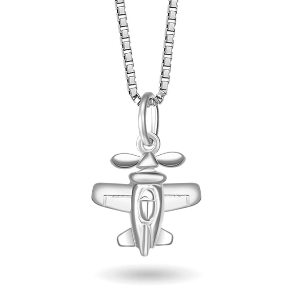 Halsband Silver Flygplan 64052 - Dahlströms Guld