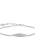 Armband Blad Silver A1935 051 14 L19V - Dahlströms Guld