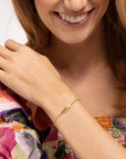 Armband Blad Guld A1935 414 14 L19V - Dahlströms Guld