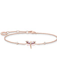 Armband Slända Med Stenar Roséguld - Dahlströms Guld