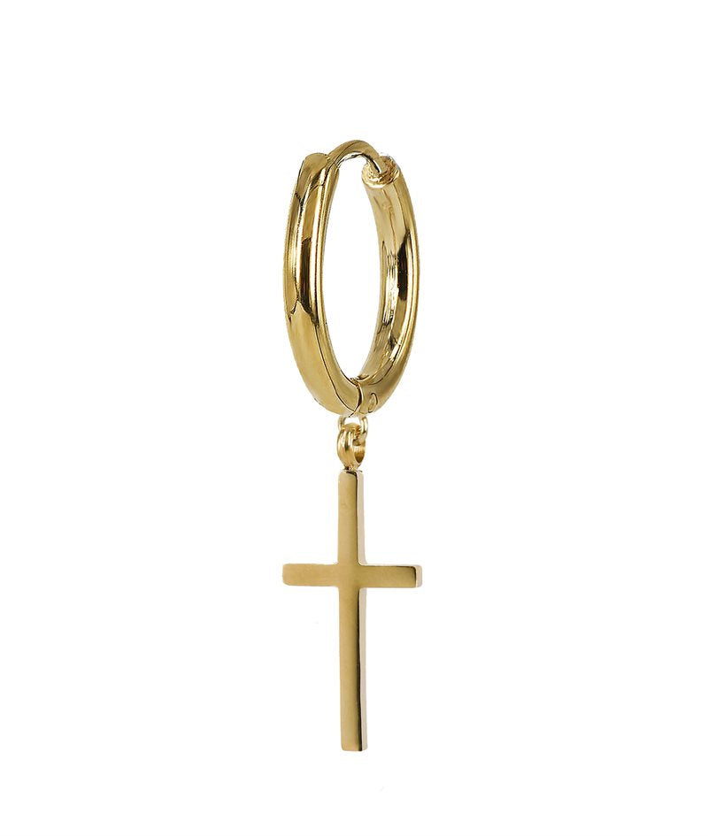 Örhänge Cross Guld - Dahlströms Guld
