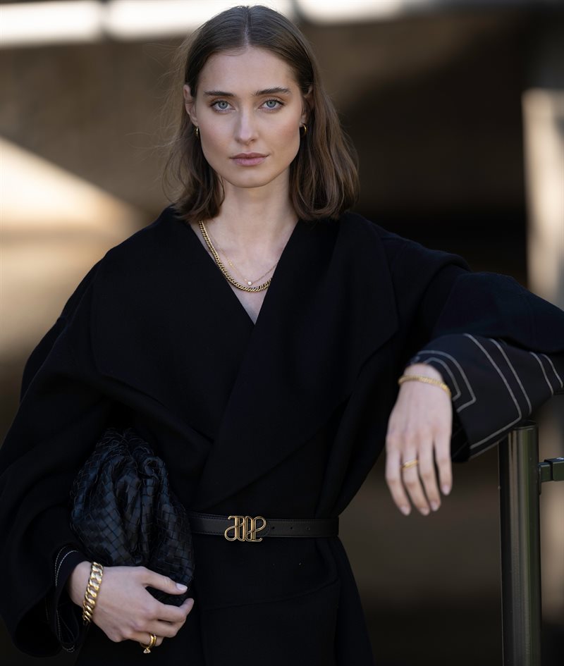 Halsband Lilly Kort 4Mm Stål - Dahlströms Guld
