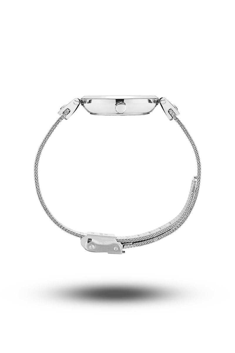 Klocka Elise Petite Noir Silver 28Mm Mo404 - Dahlströms Guld