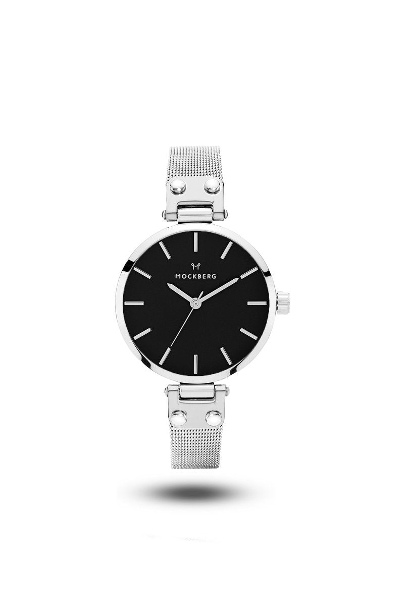 Klocka Elise Petite Noir Silver 28Mm Mo404 - Dahlströms Guld