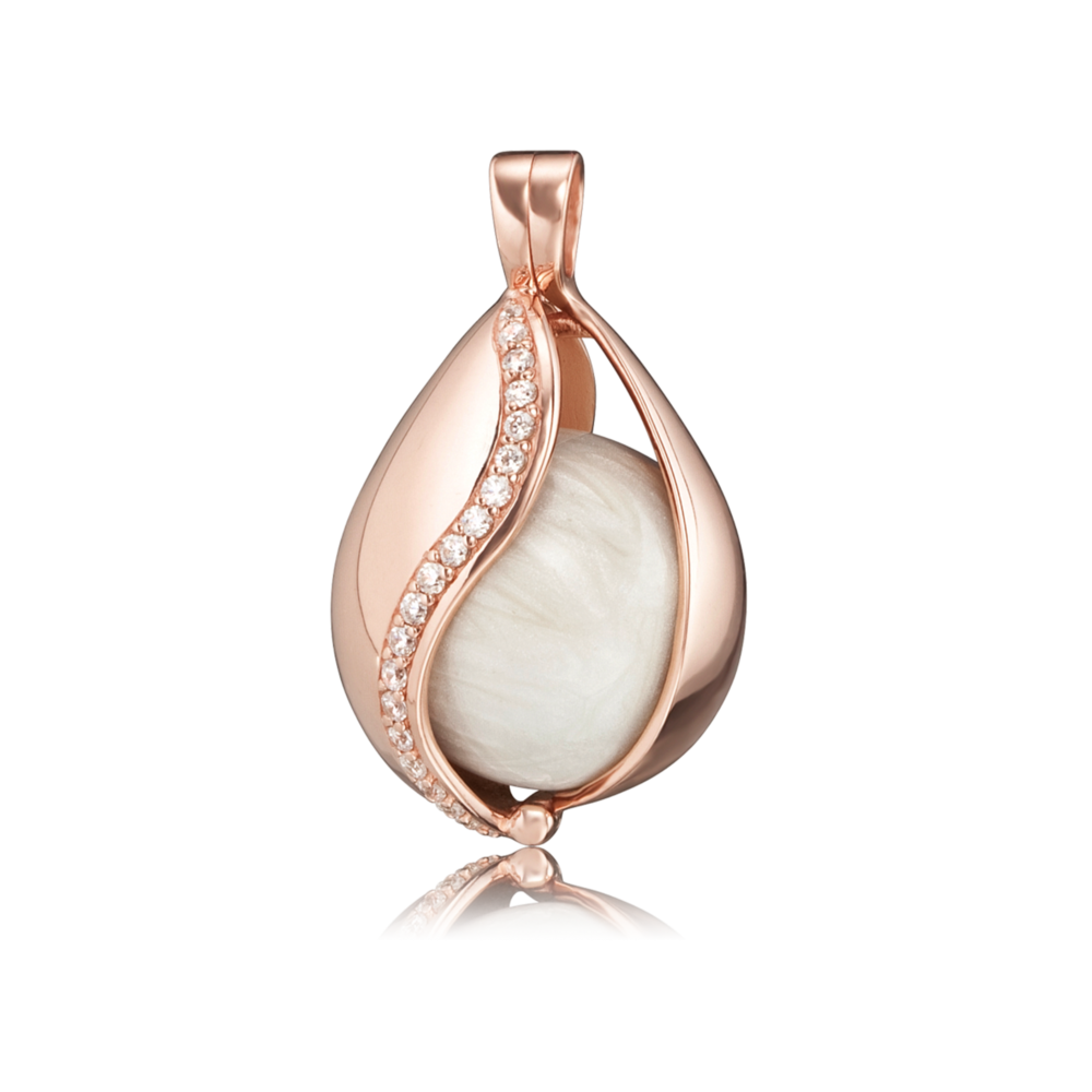 Hängsmycke Tear Of Heaven Rosé Xs - Dahlströms Guld