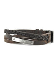 Armband Icon Br Brown/Steel 361610 - Dahlströms Guld