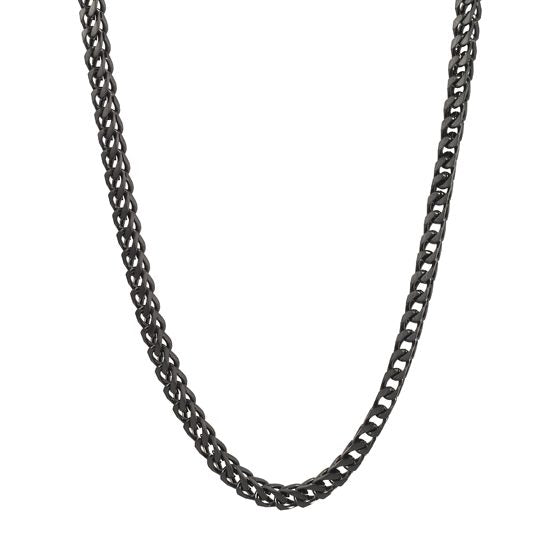 Halsband/Halskedja Iggy Small 42Cm Gunmetal - Dahlströms Guld