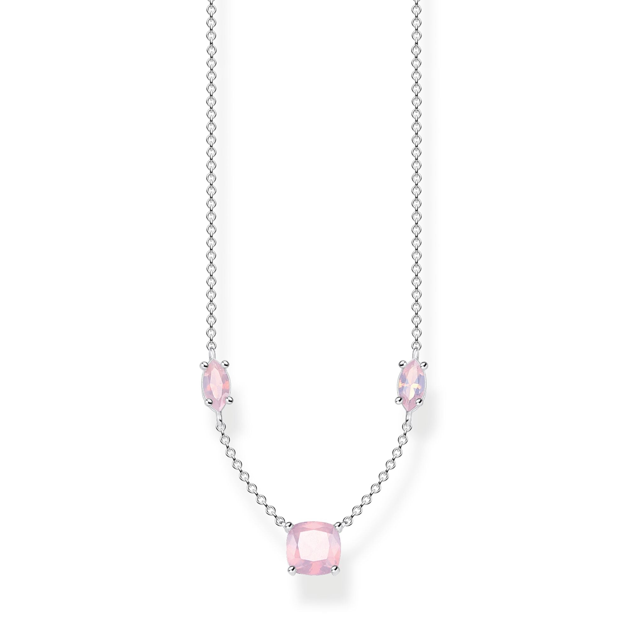 Halsband Opal Färgeffekt Rosa Skimrande Ke1952 699 7 - Dahlströms Guld
