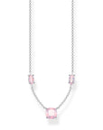 Halsband Opal Färgeffekt Rosa Skimrande Ke1952 699 7 - Dahlströms Guld