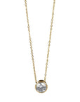 Halsband Lilly Kort 7Mm Guld - Dahlströms Guld
