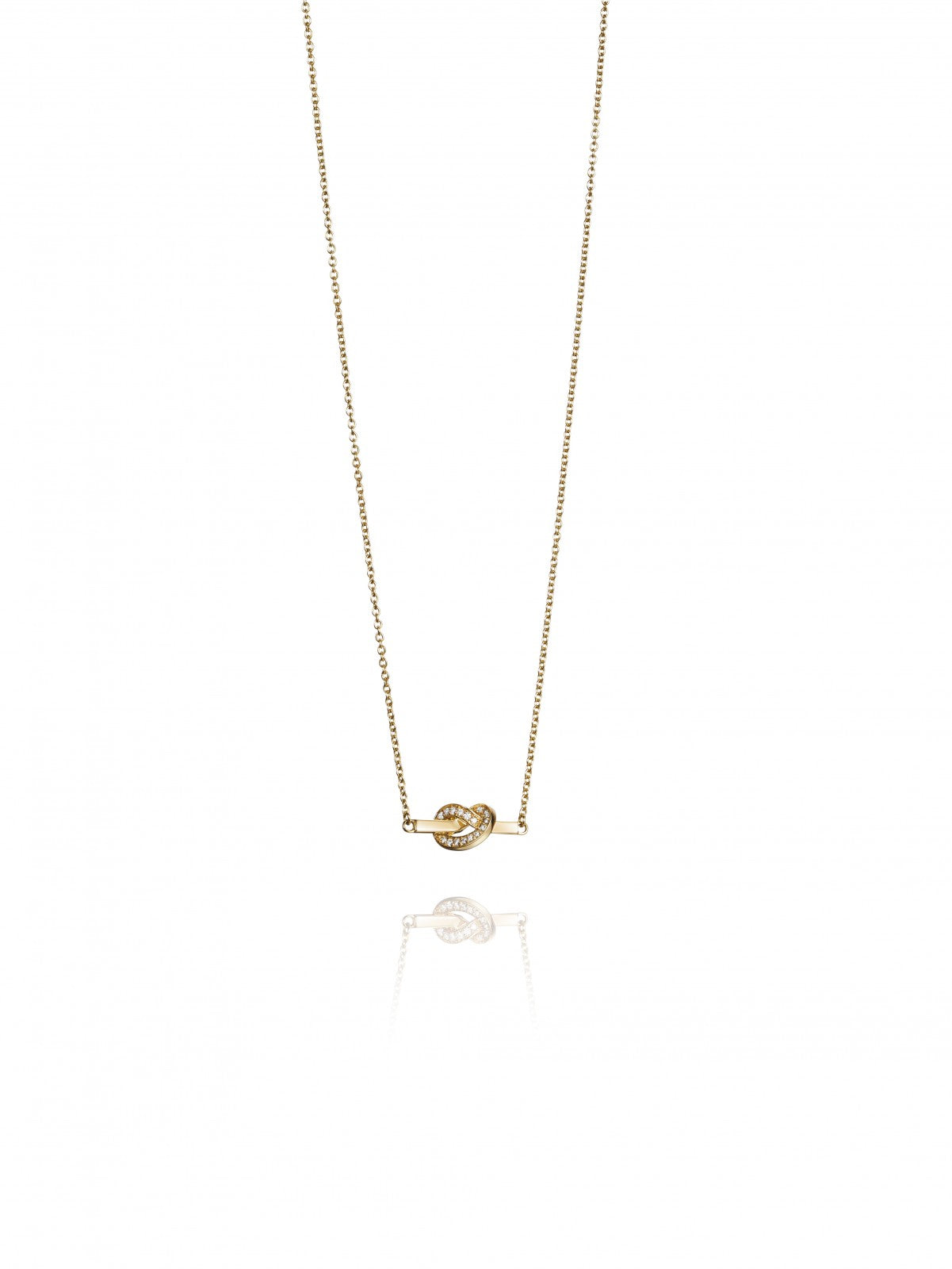 Halsband Love Knot & Stars - Dahlströms Guld