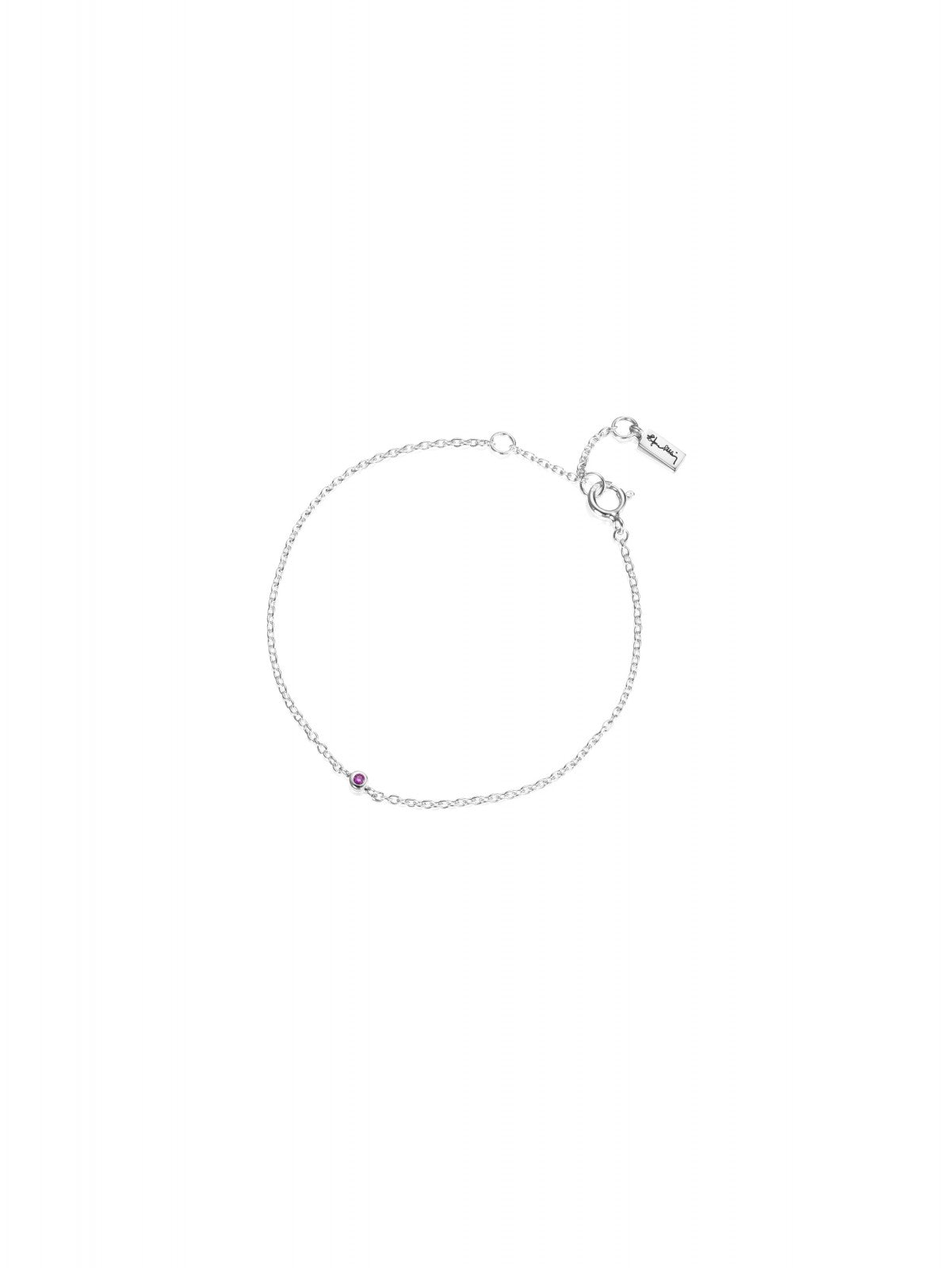 Armband Micro Blink Pink Sapphire - Dahlströms Guld