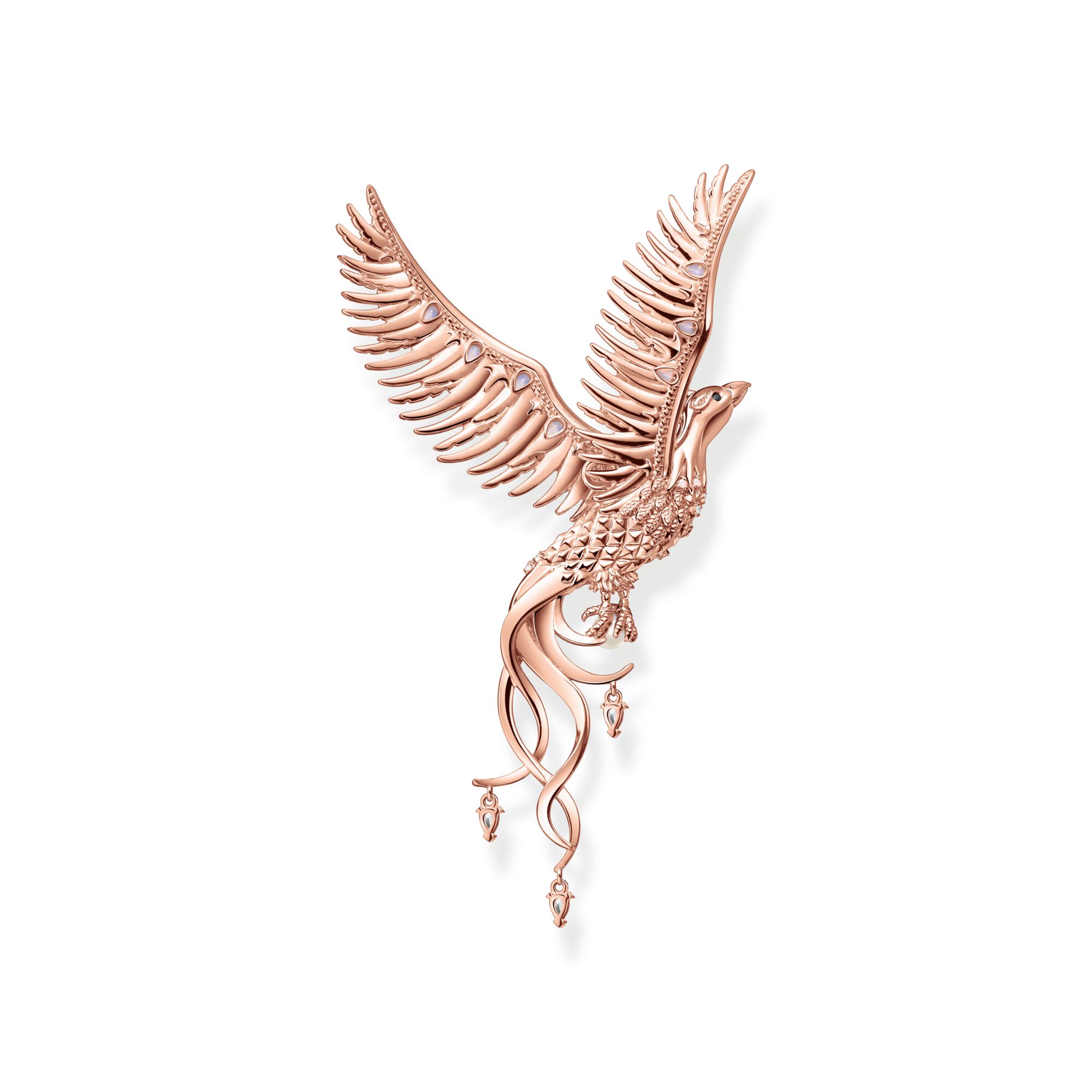 Hängsmycke Fenix Med Rosa Stenar Roséguld Pe937 426 7 - Dahlströms Guld