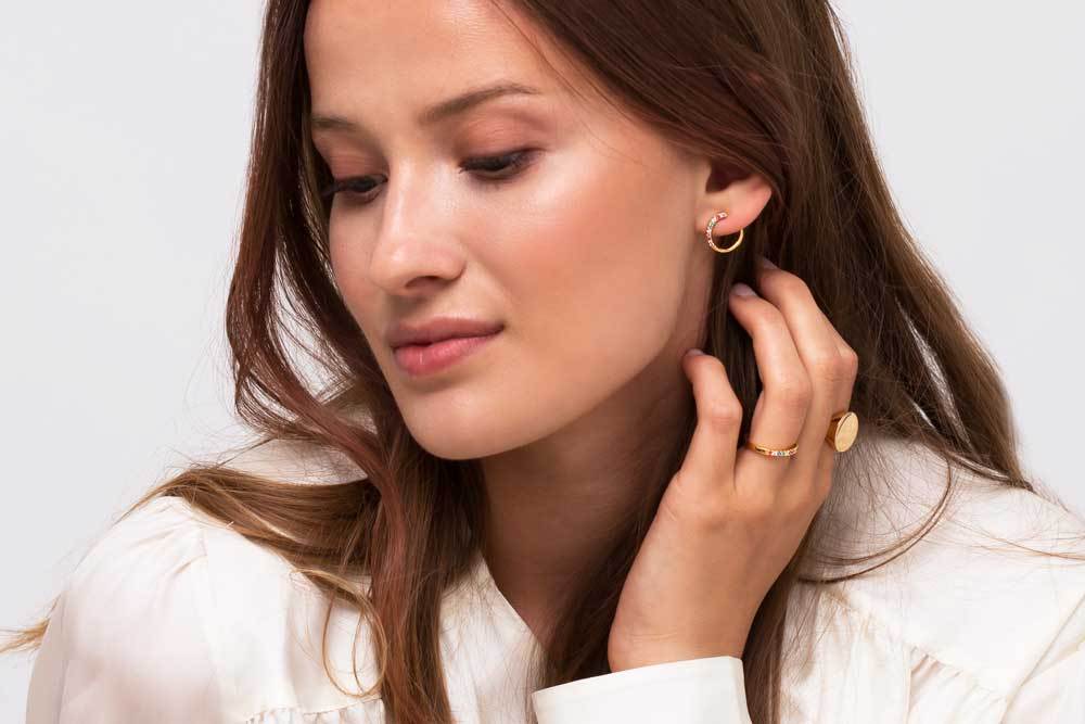 Örhängen Portofino Sj E12012 Bln Ss - Dahlströms Guld