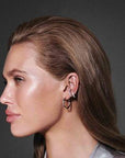 Örhängen Ear Cuff Ellera Piccolo 18K Guldpläterad Med Vita Zirkonia Sj E42035 Cz Sg - Dahlströms Guld