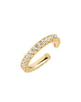 Örhängen Ear Cuff Ellera Piccolo 18K Guldpläterad Med Vita Zirkonia Sj E42035 Cz Sg - Dahlströms Guld