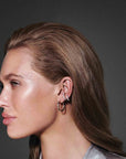 Örhängen Ear Cuff Ellera Piccolo Med Vita Zirkonia Sj E42035 Cz Ss - Dahlströms Guld