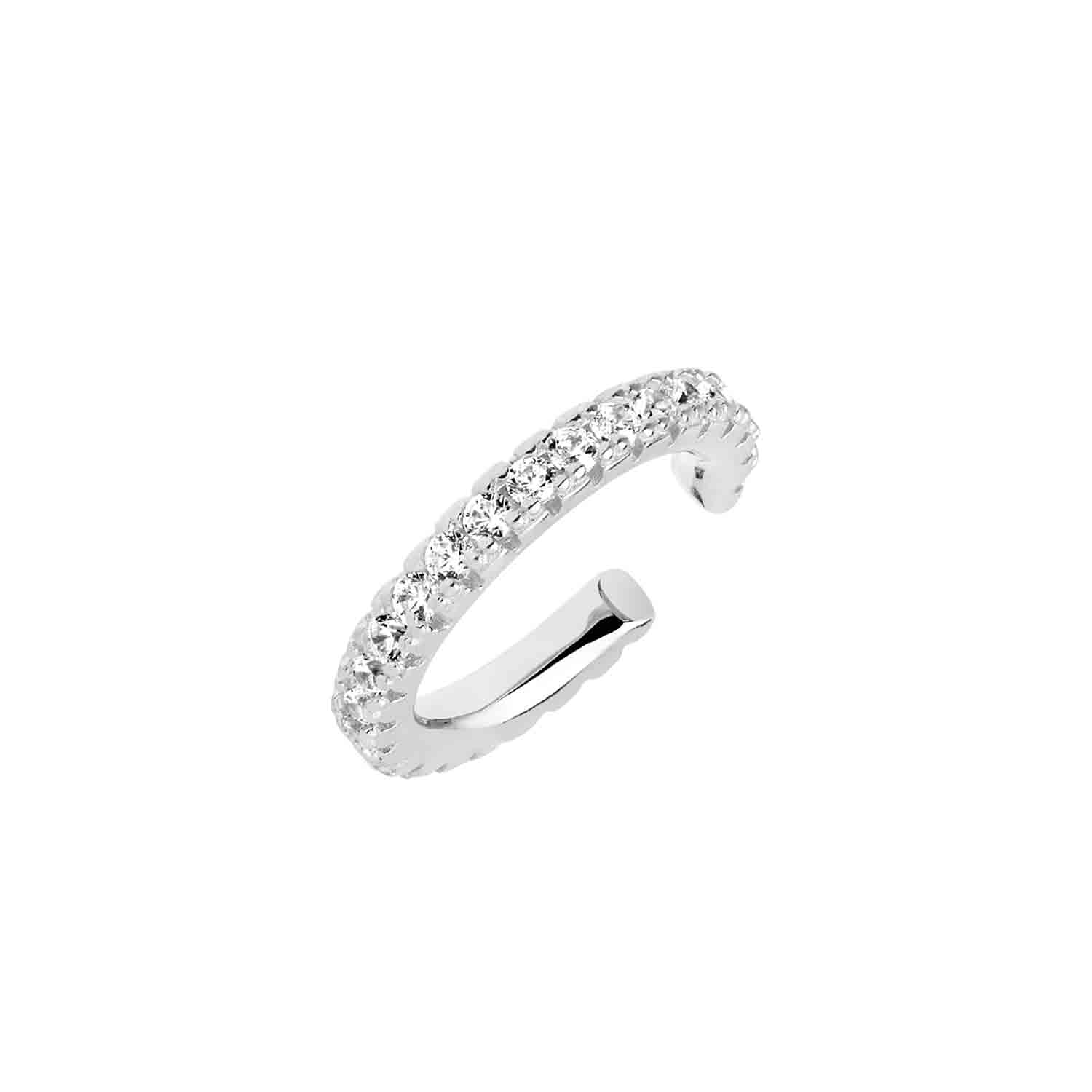 Örhängen Ear Cuff Ellera Piccolo Med Vita Zirkonia Sj E42035 Cz Ss - Dahlströms Guld