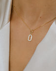 Halsband Capizzi Piccolo 18Karat Guldpläterad 925 Sterling Silver Sj N42230 Cz Yg - Dahlströms Guld