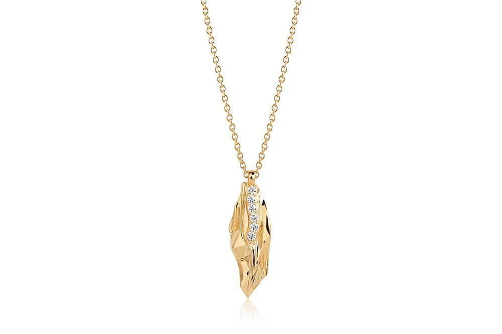 Halsband Vulcanello Sj P42025 Cz Sg45 60 - Dahlströms Guld