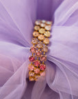 Rosanna Armband Rhodium/ Pastel Rainbow Combo - Dahlströms Guld