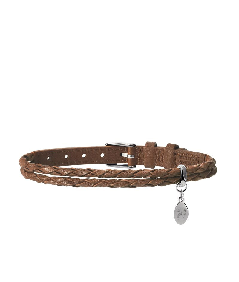 Armband Svea Brunt/Stål - Dahlströms Guld