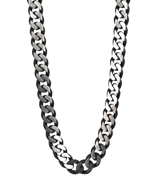 Halsband/Halskedja Texas Svart Stål - Dahlströms Guld