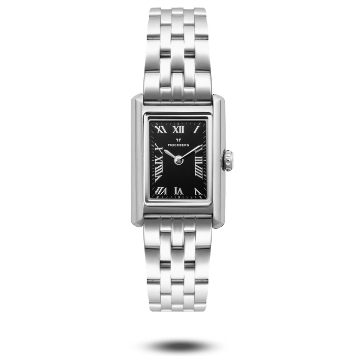 Klocka Timeless Silver Noir Mo244 - Dahlströms Guld