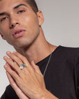 Ring Kompass Svart - Dahlströms Guld