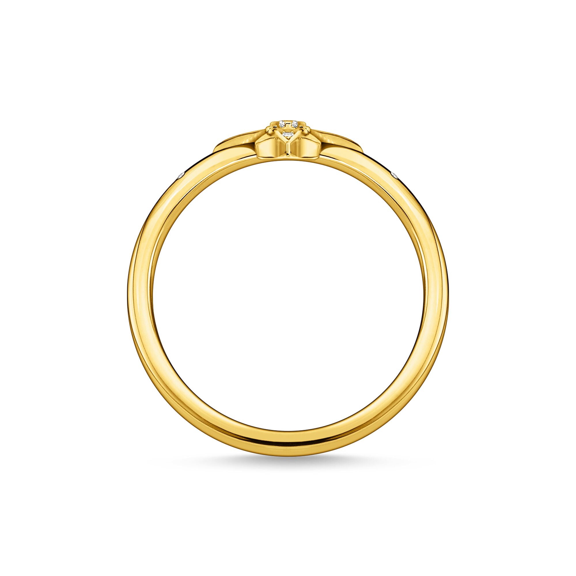 Ring Stjärna Stenar Guld - Dahlströms Guld