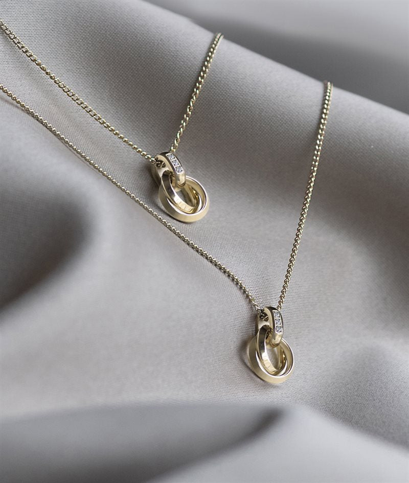 Halsband Carolin Mini Stål - Dahlströms Guld